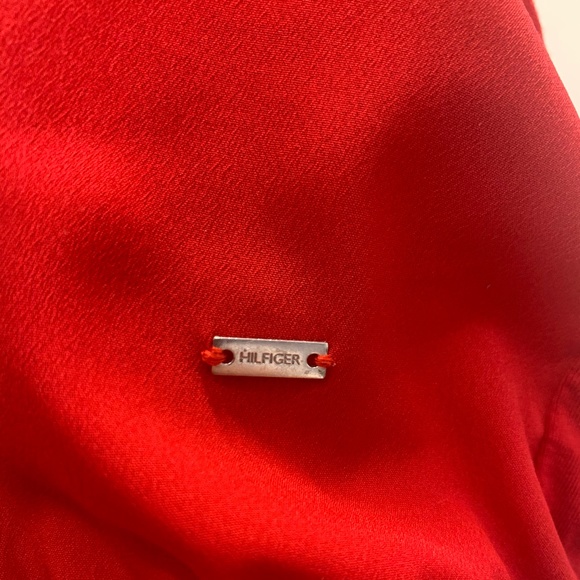 Tommy Hilfiger red dressy top - Picture 7 of 7